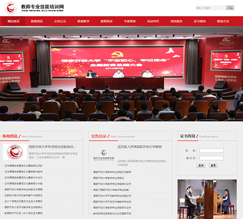 教师专项技能培训网