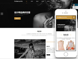 服装品牌网站建设