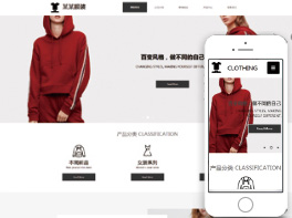 服装品牌网站制作