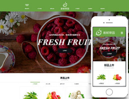 蔬菜果园网站建设